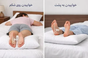 عضله ساق پا در هنگام خوابیدن