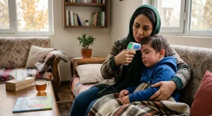 علت تب ناگهانی در کودکان و اندازهگیری دمای بدن با تبسنج