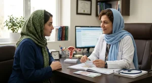 بررسی سلامت باروری و مشاوره پزشکی زنان پیش از مصرف قرص ال دی