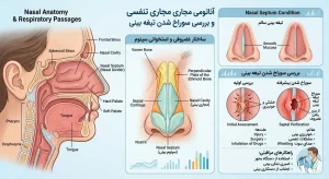 آناتومی مجاری تنفسی و بررسی سوراخ شدن تیغه بینی